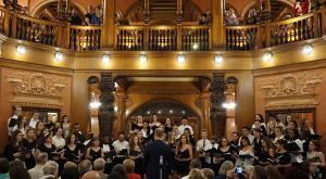 Holiday chorus performacnes in St. Augustine, Florida