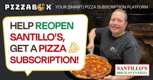 Support Santillo's Brick Oven Pizza with PizzaBox! Subscribe to a pizza subscription today to help rebuild this iconic pizzeria and enjoy legendary pies monthly. ? Learn more at pizzabox.ai/santillos-brick-oven-pizza/subscribe