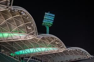 Adelaide Oval lighting upgrade. Credit Matt Turner