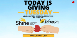 Giving Tuesday with Shine Foundation and Experior Financial Group