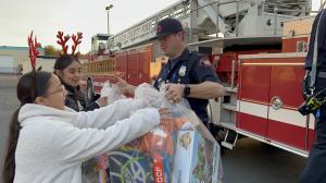 Alameda County Fire Dept. and Children