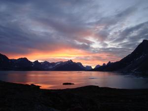 Remote landscape of Greenland's nature