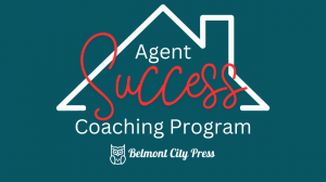 bcp logo for agent success coaching program on teal green background