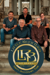 2025 Little River Band with 50th Anniversary Logo