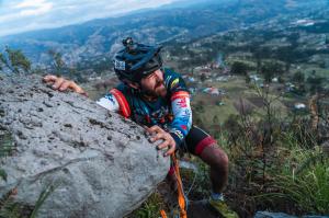 Climbing at Huairasinchi in Ecuador