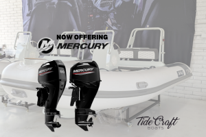 Tide Craft Boats now offers Mercury Marine Outboard Motors from 20hp-90hp on it's Island series builds.