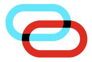 OPIC Technologies company logo featuring interlocking teal and red rings, symbolizing connection and innovation