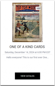 One of a Kind Cards Auction