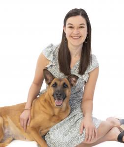 Dr. Michelle Vosburg, at her practice of in home pet euthanasia in Baton Rouge and surrounding areas.