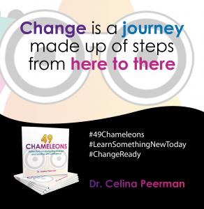 Quote from Dr. Celina's book 49 Chameleons