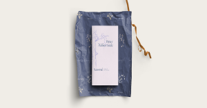 Winter Wellness Guide beautifully wrapped as a thoughtful gift, promoting self-care and mindfulness for the winter season