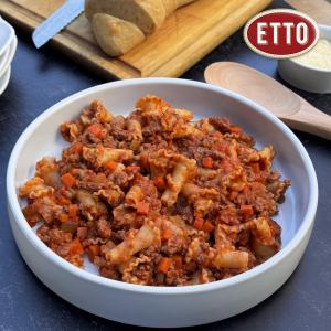 ETTO Trombe Pasta with Red Sauce – A Delicious Highlight from the ETTO Pasta Cookbook, Now on Amazon. Enjoy 2-Day Delivery with Prime Membership – Pasta and Cookbook Available