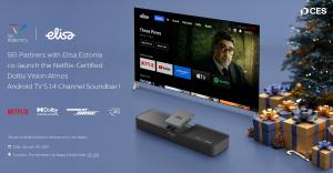 SEI Robotics Partners with Elisa Estonia co-launch the Netflix-Certified Android TV Soundbar with Dolby Atmos and Dolby Vision featuring 5.1.4 Channel Speaker and Sound by Bose