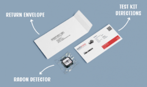 Radon test kit