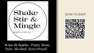 Shake Stir and Mingle Amazon Storefront for Mindful Drinkers: Non-Alcoholic Wine & Spirits plus Party Essentials