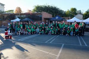 All of the volunteers that contributed to the ninth annual Los Angeles Trial Lawyers' Charities 