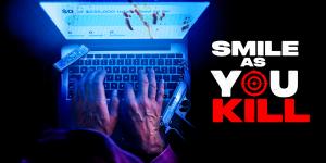 Official movie poster for new crime thriller SMILE AS YOU KILL from filmmaker Michael Sarrow