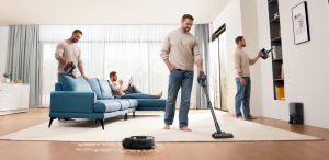 E20 3-in-1 RoboVac Lifestyle Image