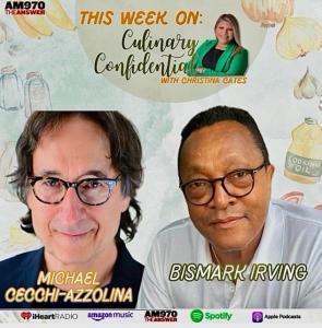 Michael Cecchi-Azzolina & Bismark Irving on Culinary Confidential poster