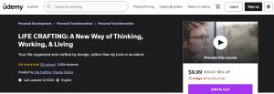 Life Crafting Masterclass Landing Page