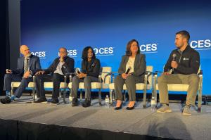 CES Panel Members talking about Humans, Robots, Smart Manufacturing & Supply Chain