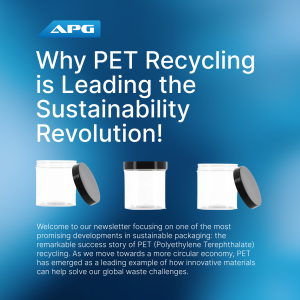 APG highlights PET recycling as a leading solution in sustainable packaging and its role in addressing global waste challenges.