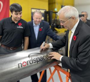 Minister Vic Fedeli Visits NordSpace