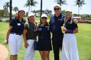 Beth Herman, Allyson Sheldon, Vickie Mazza, Rabbi David Steinhardt, Elysa Stark