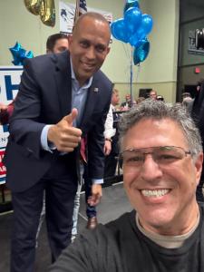 Stein with Hakeem Jeffries