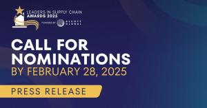 Leaders in Supply Chain Awards 2025 - Call for Nominations