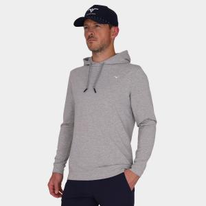 Avalon Performance Golf Hoodie - Heathered Gray