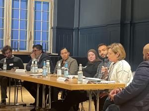 Final meeting of the ORA joint research project "Muslim-Jewish encounter, diversity & distance in urban Europe: Religion, culture and social model" Berlin, November 4, 2025 Photo: Marcela Menachem Zoufala