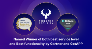 Phoenix Security ASPM winner of Gartner Peer insight and Get app