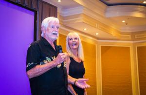 Michael and Arni Berry present at a Prosperity Of Life distributor training day in Miami, USA