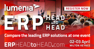 Compare ERP Solutions- Lumenia ERP HEADtoHEAD Event, 2-3 April, Milton Keynes UK