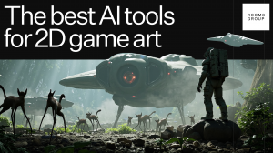 AI for 2d game art cover