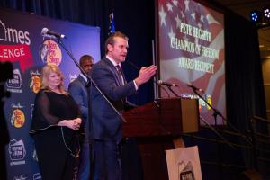 Pete Hegseth at Heroes Brunch