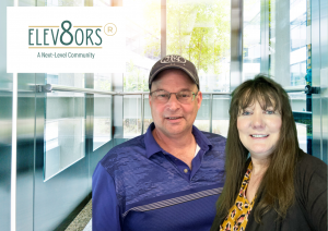 Founders, Brian Keltner and Francesca Kenney, of Elev8ors a Virtual Networking Community