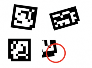 codes like QR codes for scanning