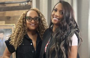 Executive Producer of BET+ “Fighting To Be Me: The Dwen Curry Story” Biopic Delece James & Vergi Rodriguez Host on set of Race Of Your Own Podcast