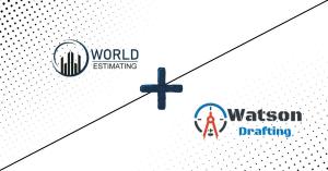 Operating & collaborating within any industry come with various activities and practices World Estimating And Watson Drafting Partnership Logo