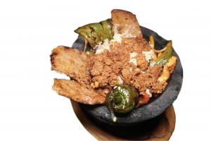 El Molcajete - the restaurant's signature dish