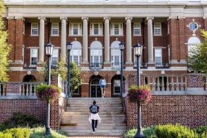 Benedict Hall is a prominent academic and artistic space on the Sweet Briar College campus, named in honor of Mary K. Benedict, the institution’s first president.