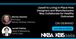 24/7 Creative Agency partners with Wendy Glaister and Jarrett Oakley on KBIS' Voices of the Industry talk on Upsell to Living In Place.