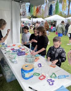 Orange Beach Children Making Fine Art