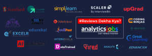 Analytics Jobs Data Science course reviews