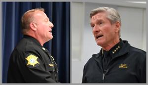 Dominick Pagano and Sheriff Leon Lott