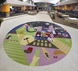 Terrazzo medallion