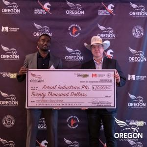 Aerial Industries received $20,000 non-dilutive grant after a Oregon UAS Accelerator pitch competition.
