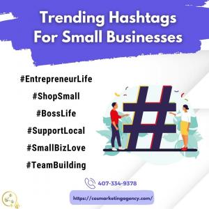 Trending Small Business Hashtags from CMA